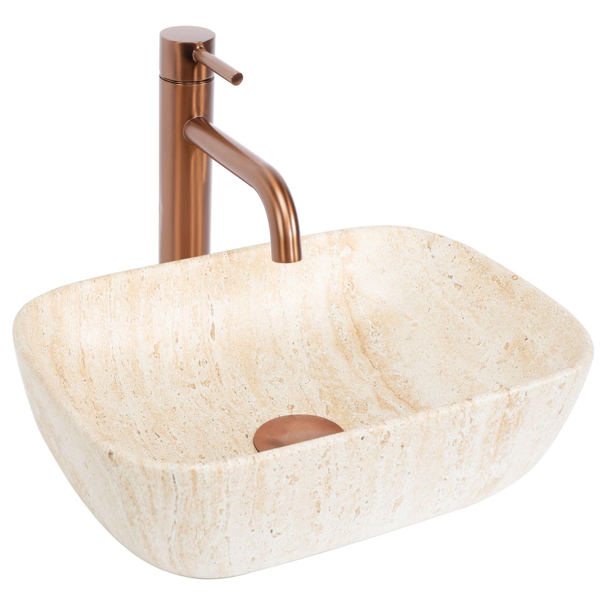 Rea Beige Belinda Mini Over-Counter Sink Size 11.0231131