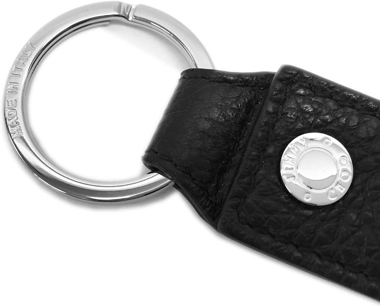 WEB限定 ジミーチュウWarren Black エラフスネーク キーチャーム