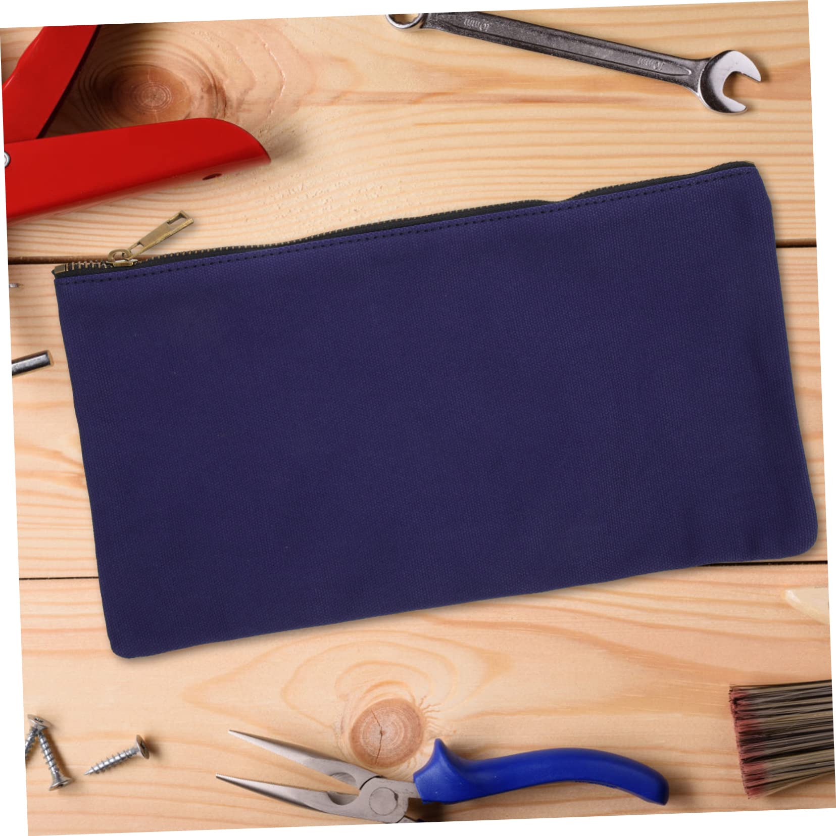 YARNOW 4 Piezas Bolsa De Almacenamiento De Herramientas De Lona Estuche Organizador De Herramientas Cremallera Bolsa Para Llaves Portátiles