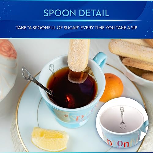 Miniatura 3 de Paladone Mary Poppins - Taza de café de cerámica con licencia oficial de Disney, 1 unidad (paquete de 1), multicolor