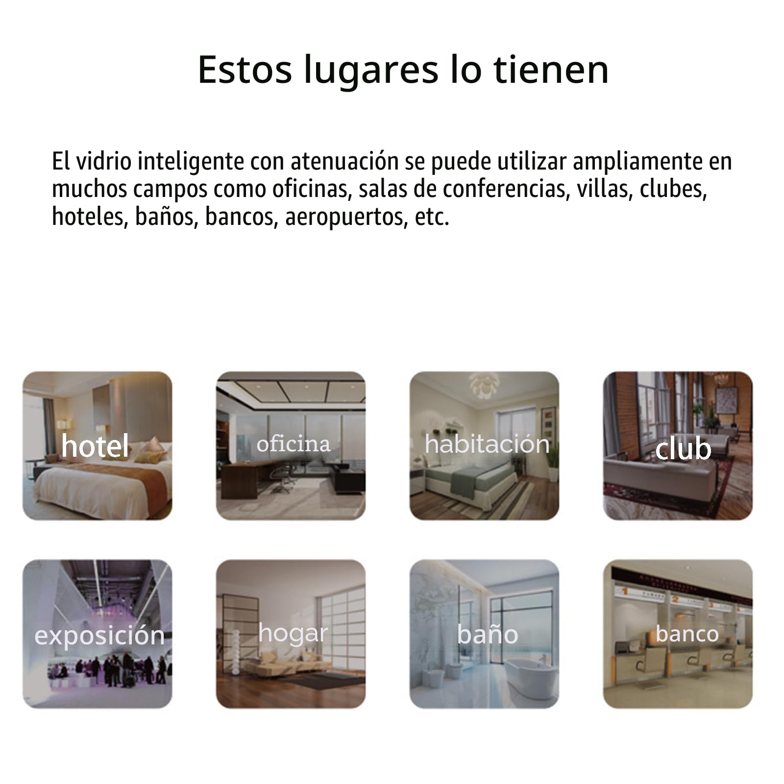 Smart Tint PDLC - Película inteligente de 90 cm de ancho, personalizable para casa, sala de reuniones, oficina o ventana (muestra de 29,7 x 21 cm)