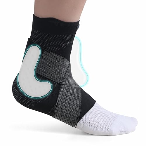 Hocafer Ankle Brace for Women ＆ Men, Ankle Compression Sleeve