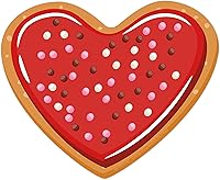 Vista 2 de Eureka Galletas de San Valentín recortadas de papel para decoración de aula para profesores, 36 piezas