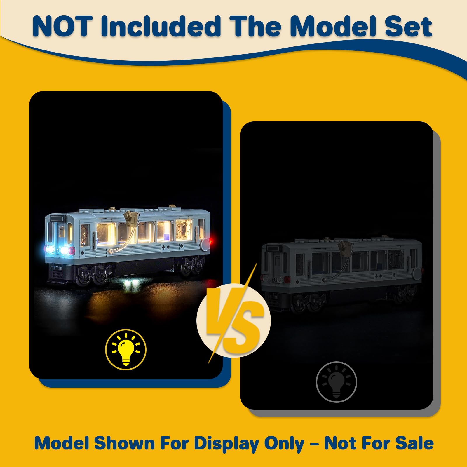 LocoLee Led Light Set Compatible with Lego 76321 Spider-Man vs. Doc Ock Subway Train Scene Led Decoration Lighting Kit Compatible with Lego 76321 Building Blocks Model,Only Lights Set,No Model - Image 4