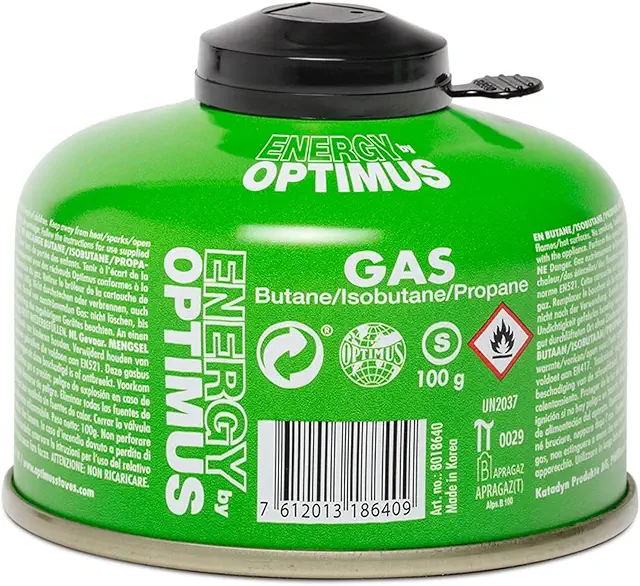 Cartucho Gas Rosca Optimus - Bombona Compacta para Camping y Exteriores