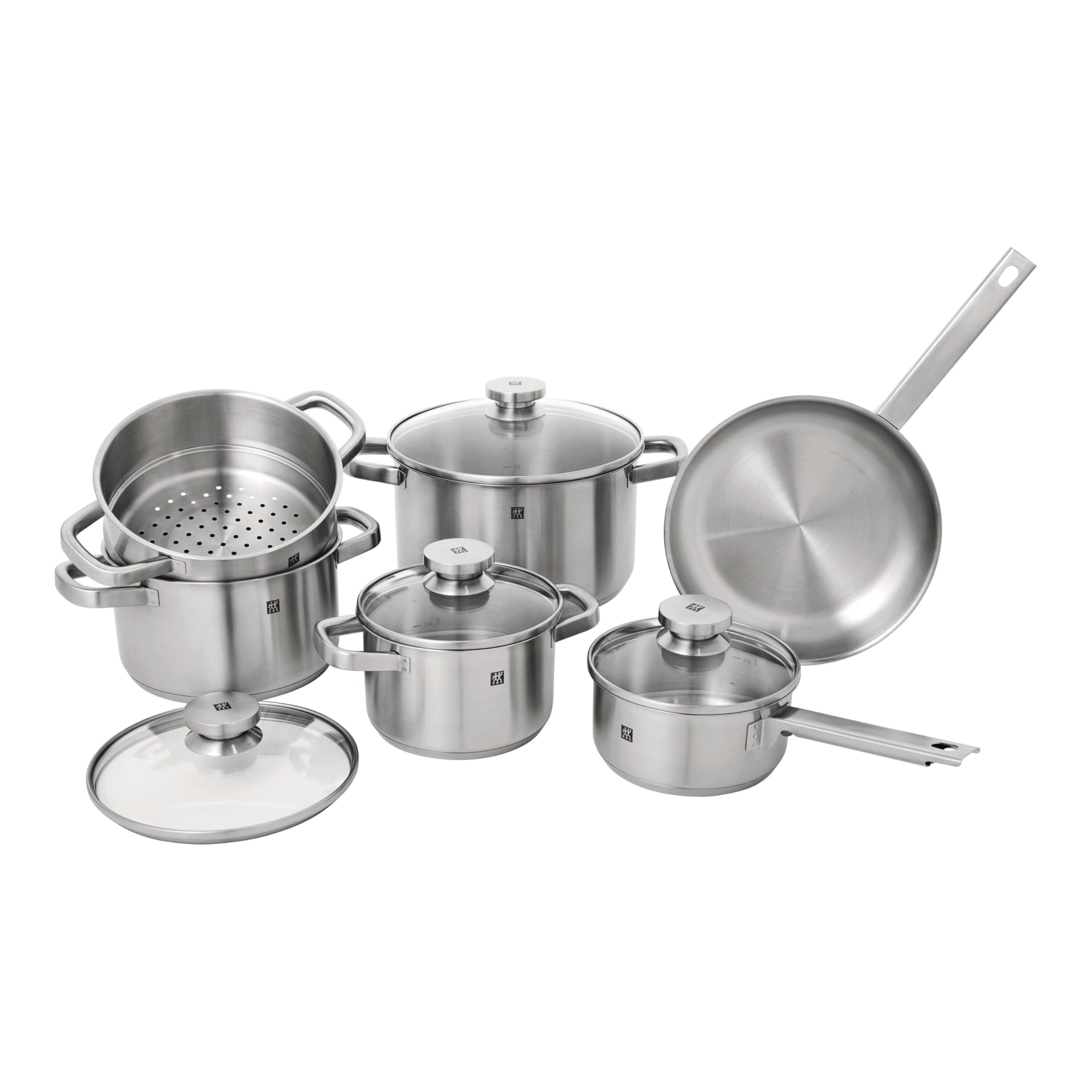 ZWILLING Joy 10 Piece 18/10 Stainless Steel COOKWARE Set : Amazon