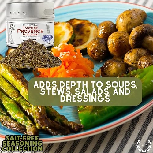 Miniatura 7 de Colección de condimentos gourmet sin sal  Sin OMG  6 latas magnéticas  Mezclas de especias en lotes pequeños