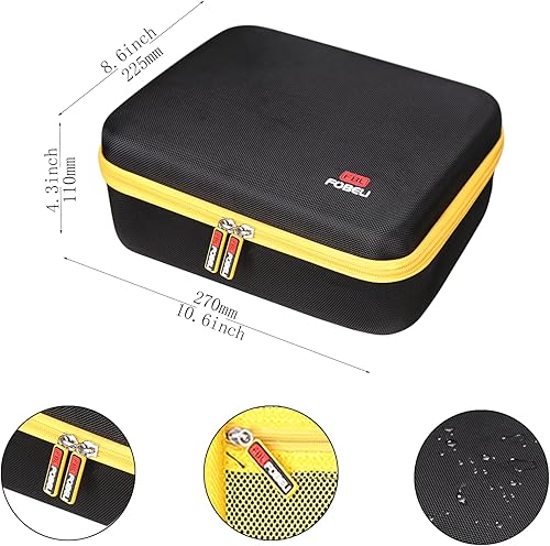 Miniatura 12 de FBLFOBELI Estuche de transporte duro de EVA para batería DEWALT/Milwaukee 8v/12v/18v/20v/60v Max XR, capacidad para batería de 20V