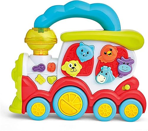 Miniatura 5 de Luces y sonidos Animal Choo Choo Tren diseñado para niños a partir de 12 meses, multicolor (211612)