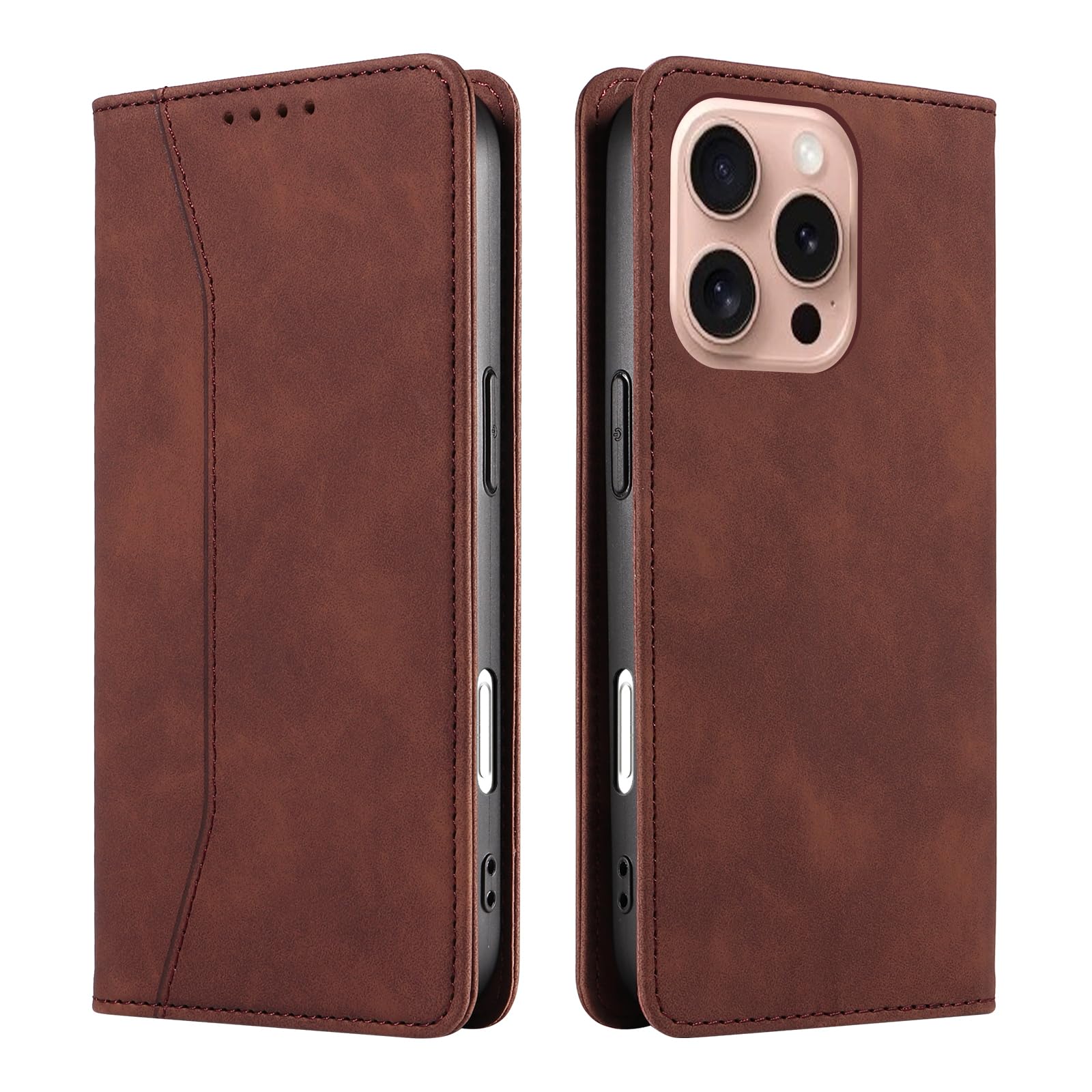 Amazon.co.jp: Panda Baby iPhone 16 Pro Max 手帳型ケース 本革に近い  