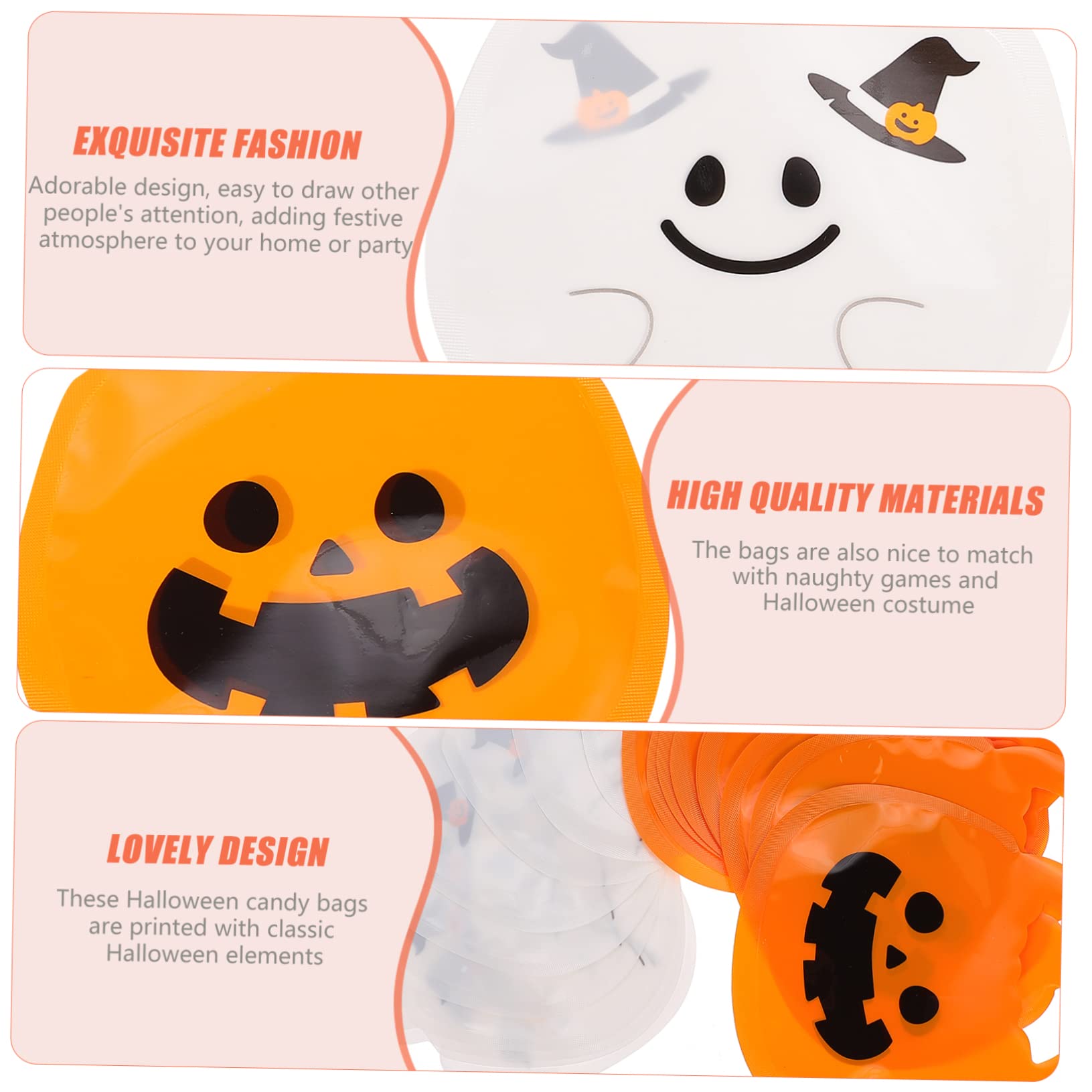 Cabilock 8 Sätze Tragbare Kürbistasche Füllstoffe Lustige Schnuller Für Babys Geschenktüten Halloween Süßigkeiten Halloween Kürbis Kürbiskerne Partygeschenk Für Sport 20 Stück * 8