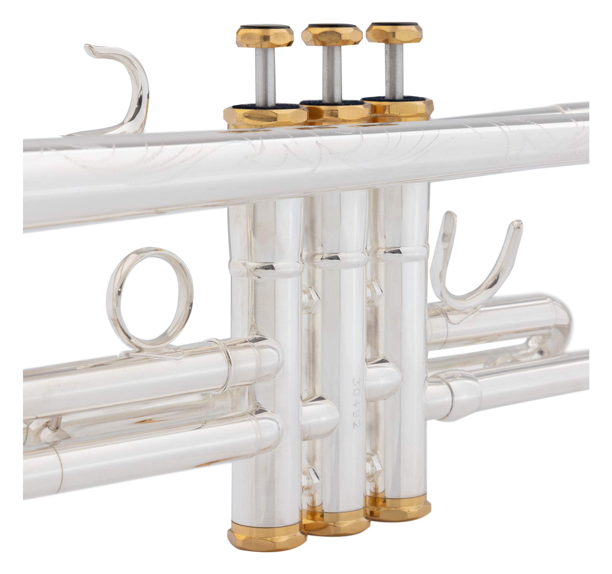 TR-18S Tromba Bb argentata - Tromba argentata in Bb - In ottone - Campana Ø: 124 mm - Valvole in acciaio inox - Foratura ML: 11,68 mm - Inclusa custodia leggera