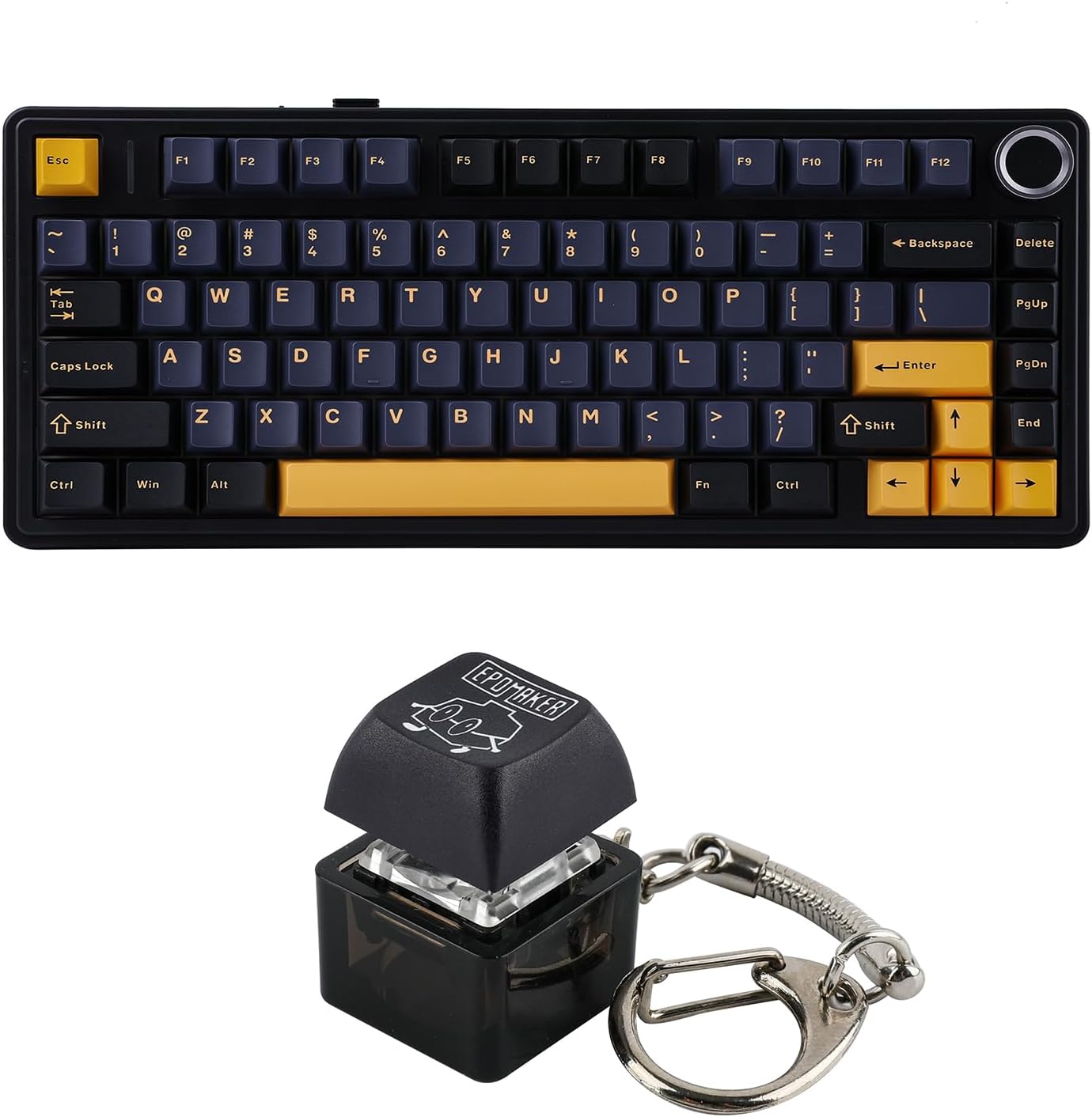 Amazon.com: EPOMAKER x Aula F75 Gasket Mechanical Keyboard+1 Pcs Stress ...