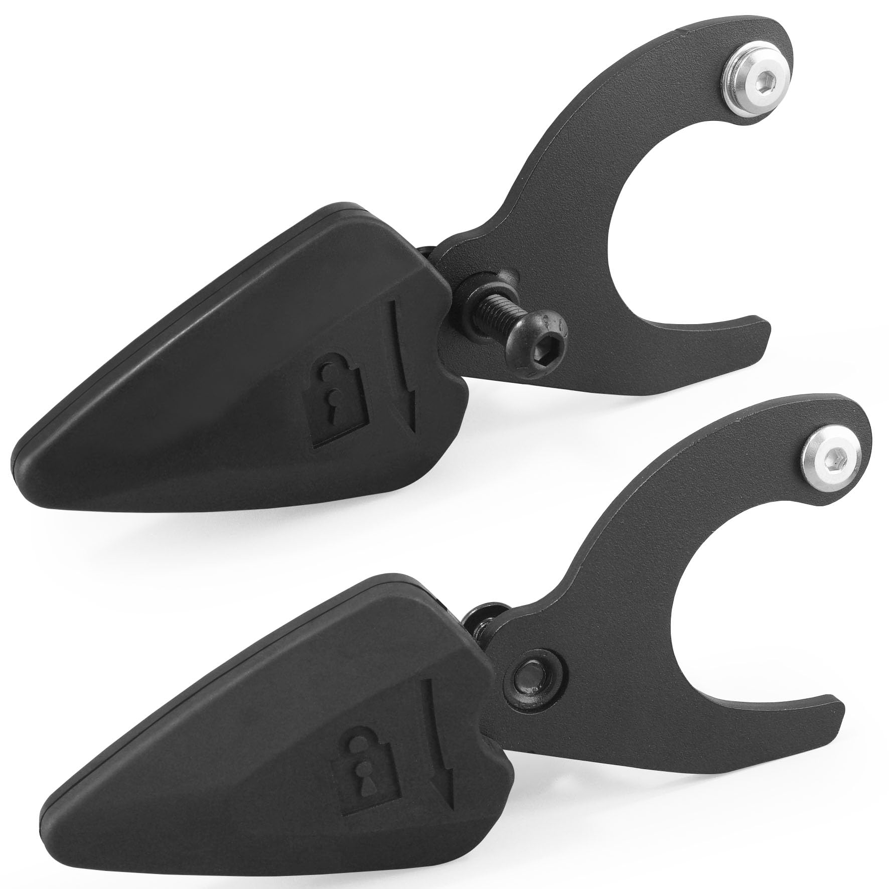 Photo 1 of YHMOTO Sissy Bar Mounting Luggage Rack Latch Clips Kit Fits for Indian Chieftain Roadmaster Springfield Challenger Chief Vintage Pursuit Dark Horse 2014-2025(Latch Clip-Black)