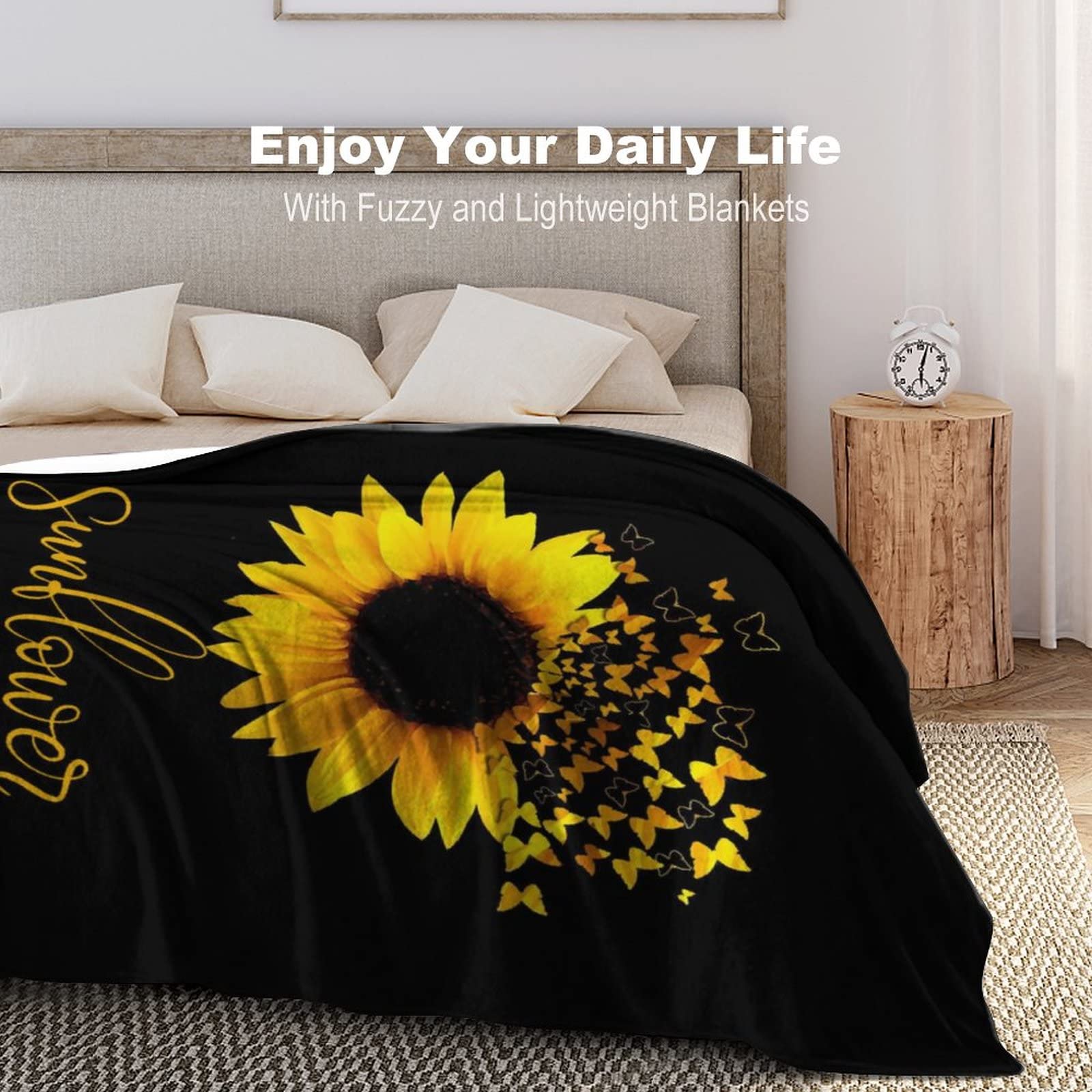 Coperta A Farfalla In Flanella Morbida 127x102 Cm. Leggera E Calda, Perfetta Per Divano, Ufficio O Viaggio. Regalo Ideale Per Donne E Bambini. - 2