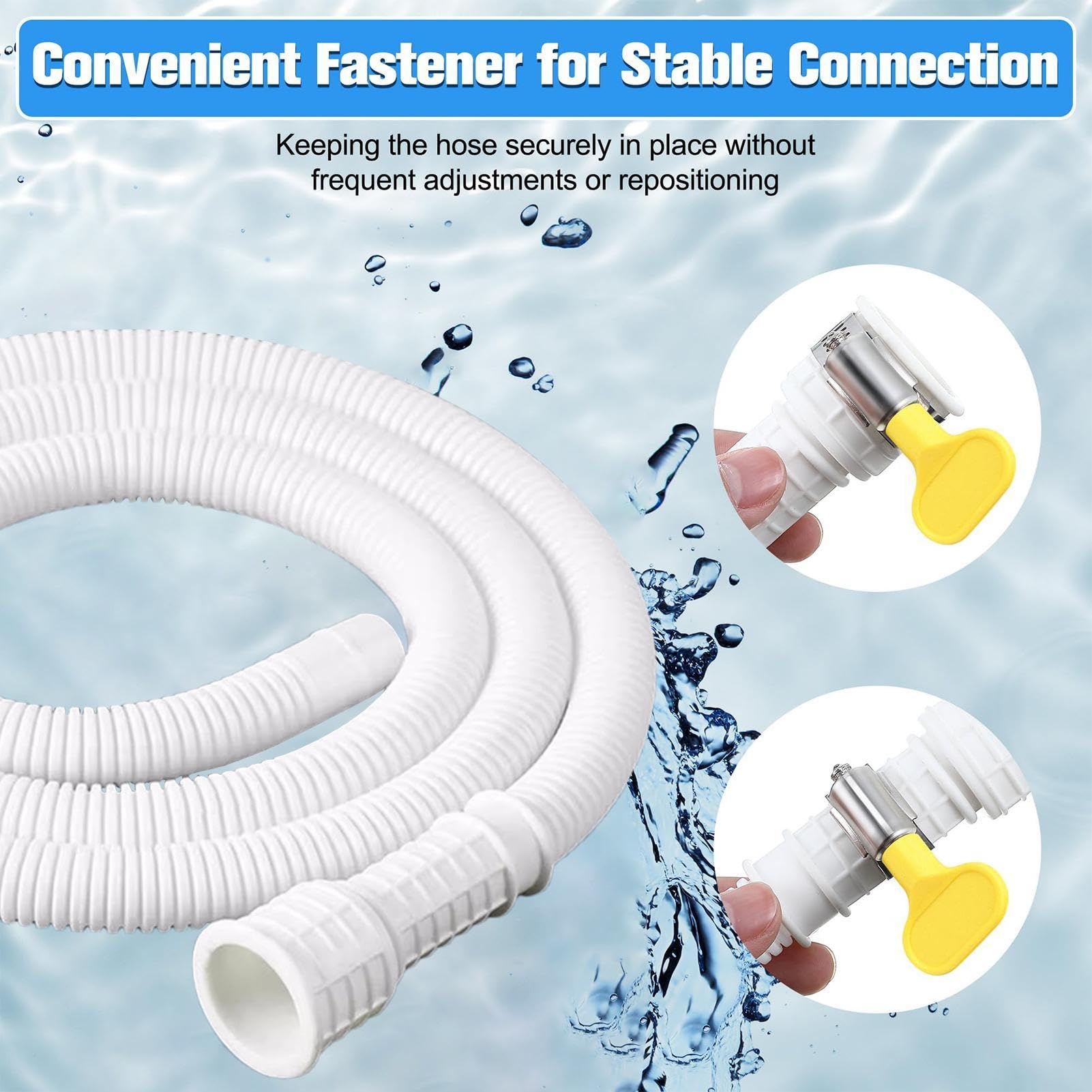Jinyi Gomito Connettore Per Tubo Di Scarico Condizionatore, ABS, Antigoccia, Universale, 4,7x2,5x2,9cm