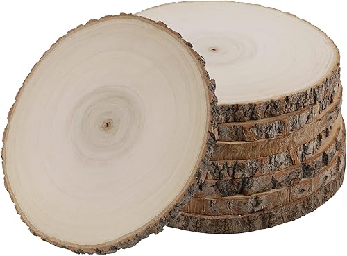 Sancodee 8 piezas de rebanadas de madera sin acabar cĂrculo grande de madera natural de 8 a 9 pulgadas centros de mesa de madera para mesas de boda Sancodee 8 piezas de rebanadas de madera sin acabar cĂrculo grande de madera natural de 8 a 9 pulgadas centros de mesa de madera para mesas de boda