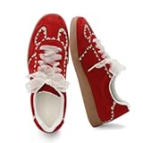 Lace Fashion Ballet Sneakers for Women 2025 – Trendy Cute Crochet Ribbon Lace-Up Casual Spring Shoes