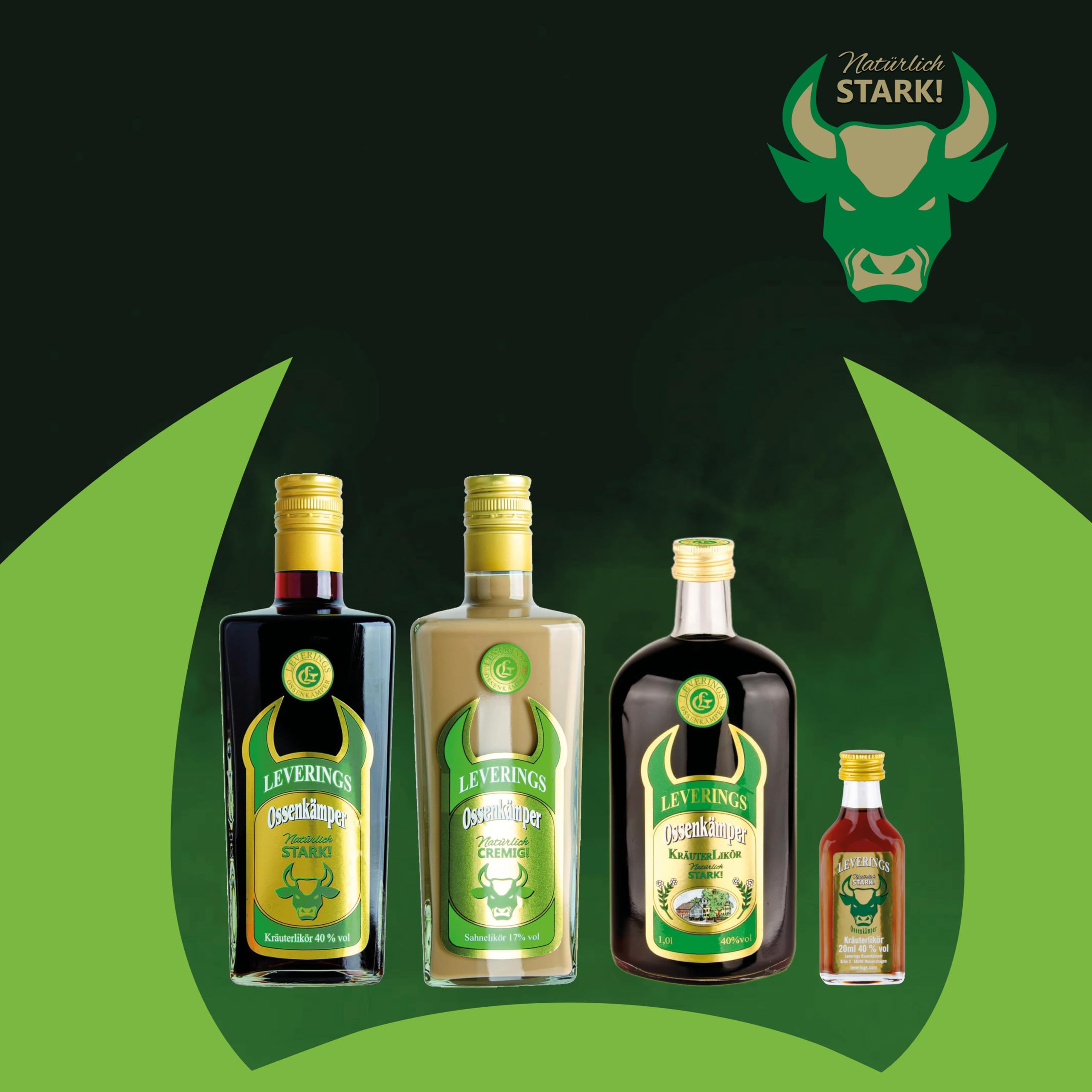 1 Flasche Ossenkämper Kräuter 40% vol alc. 0,7l und 1 Flasche Ossenkämper Cream 17% vol alc. 0,7 l