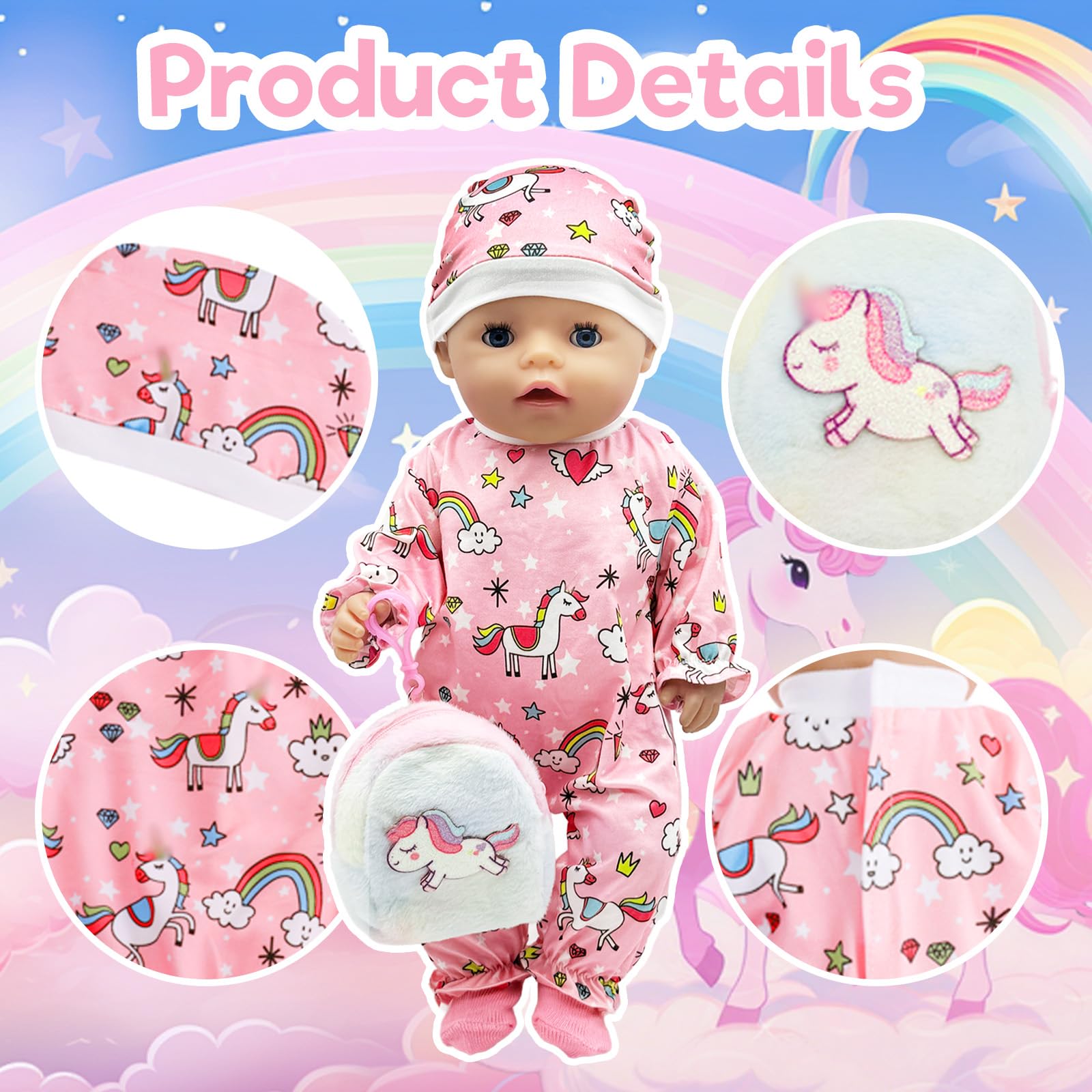 Baby Doll Clothes for 16-18 Inch Dolls - Image 3