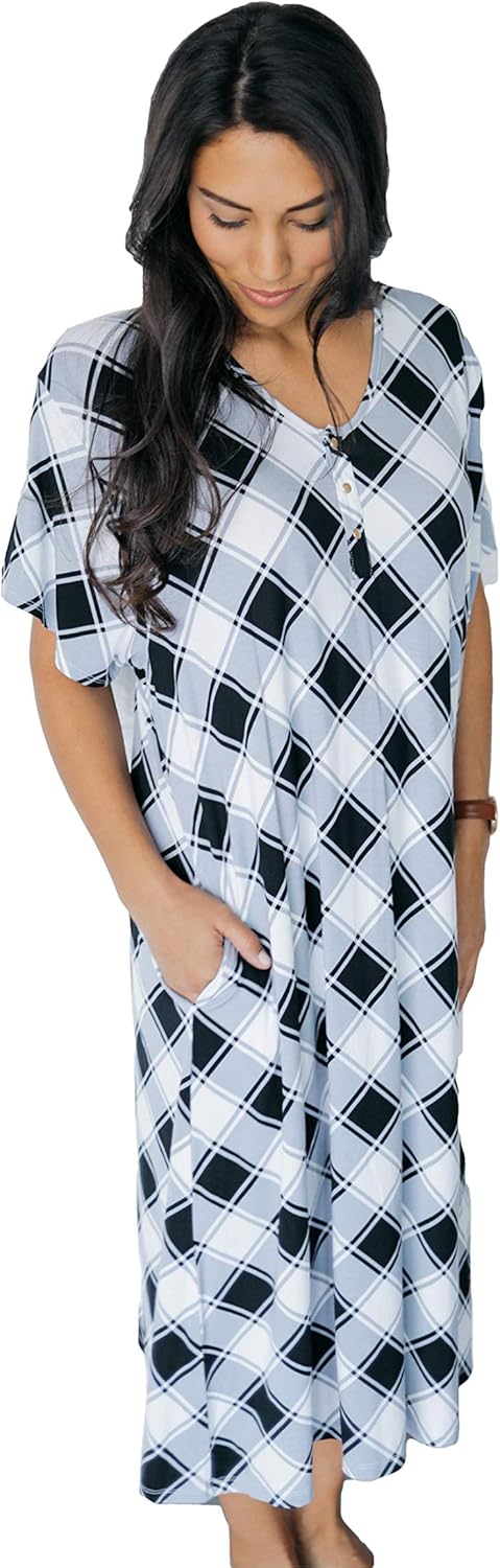 nursing friendly house dress