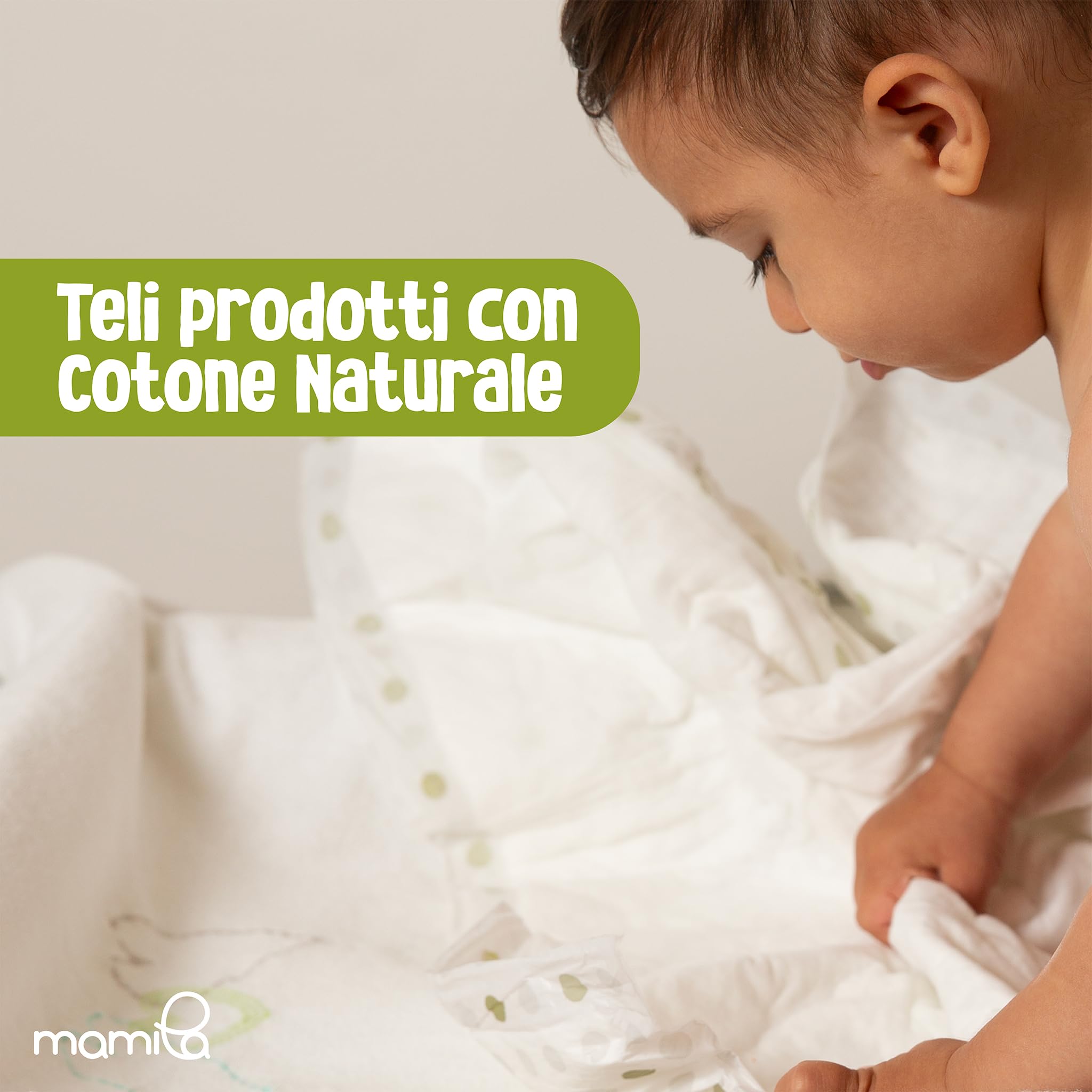 Cotonini Traversine Neonato Fasciatoio 40 Teli Igienici 60x60 cm Monouso in Cotone con Strato Impermeabile, per Fasciatoio e Cambio Pannolino, Super Assorbenti