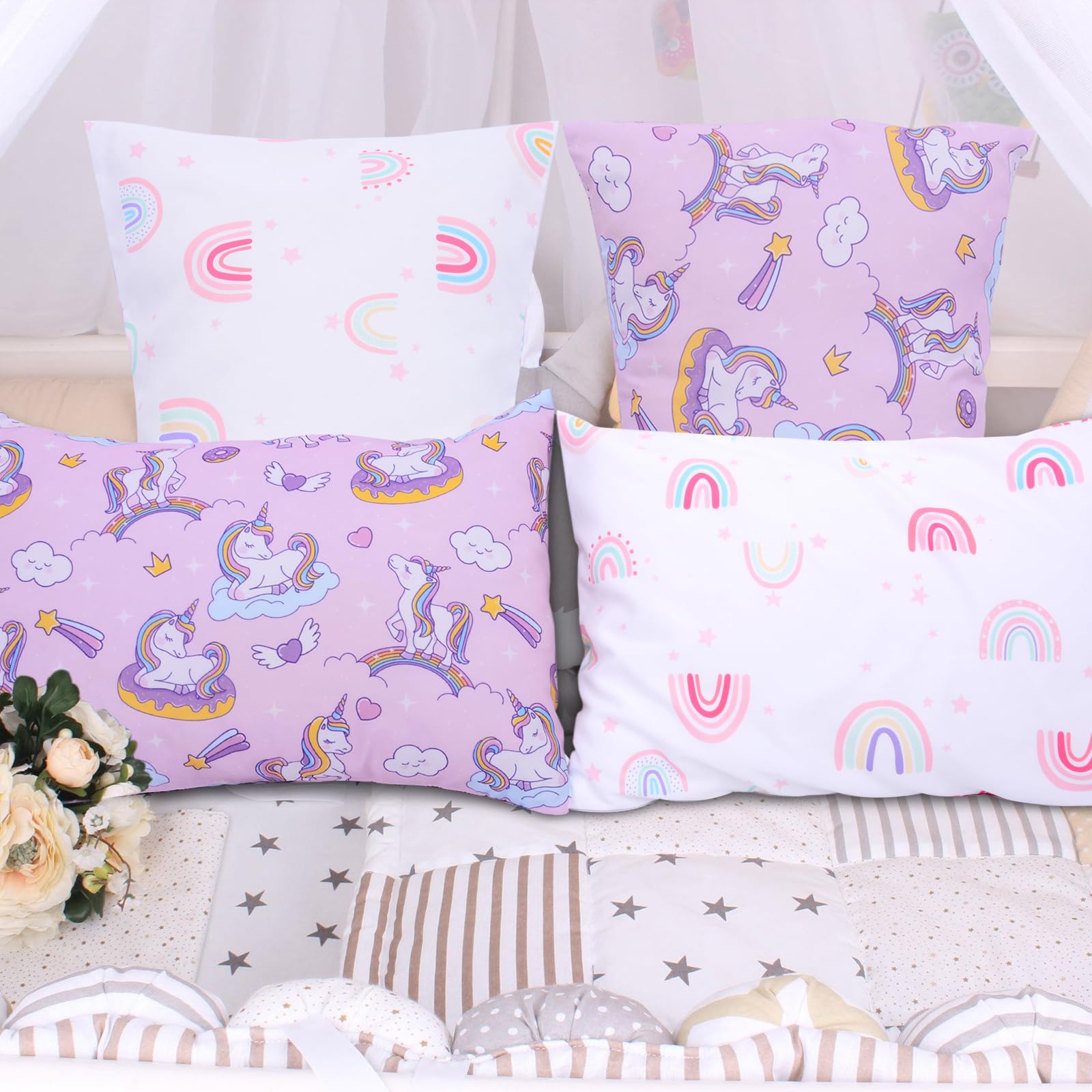 Funda Almohada 100% Algodón Niños Pack 2 Fundas Almohada Wildkin