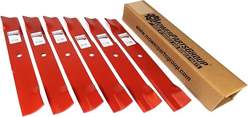 (6) Cuchillas Reaper de 52 pulgadas para Hustler Raptor Replaces 603995 783753 Fabricado en Estados Unidos