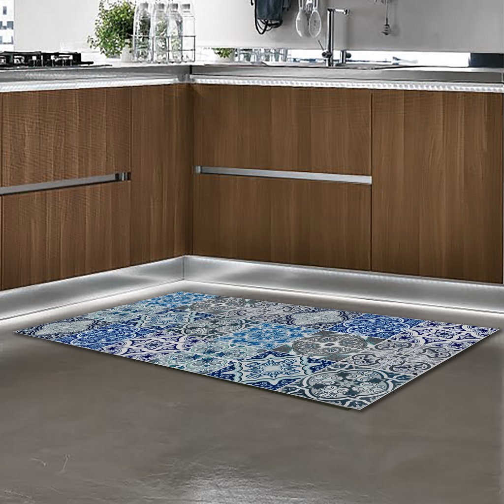 Tapis en vinyle Vilber LISBOA lavable pour sol propre en cuisine