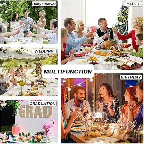 Miniatura 49 de 120 palillos de cóctel para aperitivos, palillos de cóctel para bebidas, palillos de dientes de bambú, palillos de dientes elegantes