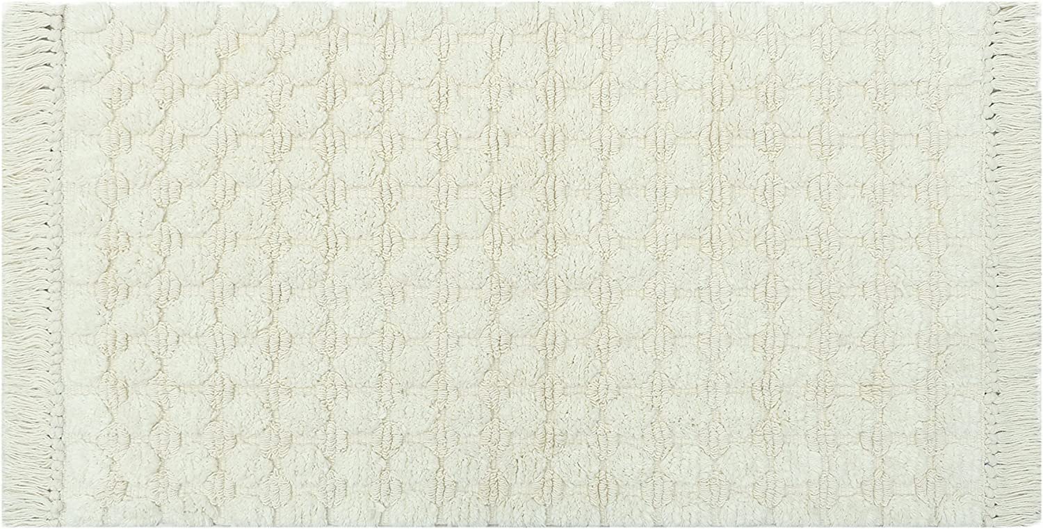Grey Cotton Stripes Bathmats - Absorbent & Non-Slip -26