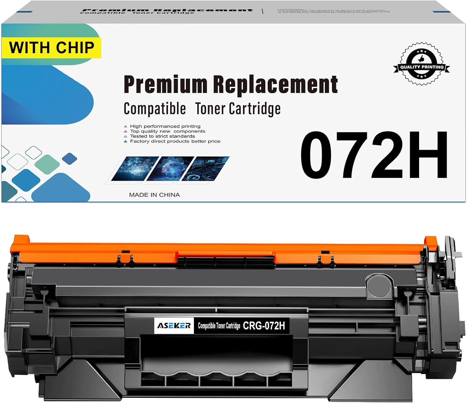 072H CRG072H CRG-072H Black High Capacity Toner Cartridge Compatible for Canon ImageCLASS MF284dw MF286dw MF287dw MF284 MF288 MF288dw MF289dw LBP170 LBP171dw LBP172dw Printers 4100 Pages