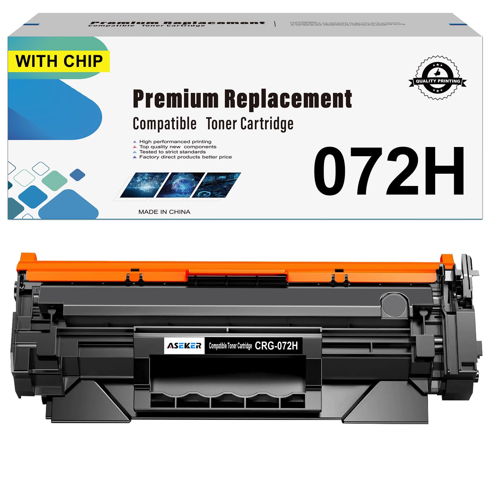 Amazon.co.jp: 072H CRG-072H 072 Hトナーカートリッジ[残量表示]大