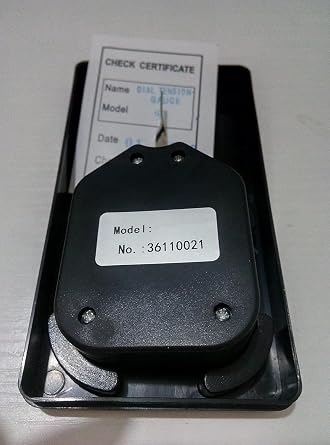 Dial Tension Meter Tester Gauge Tensionmeter Unit G Dial Tension Gauge Gram Force Meter 300G Pressure Pull Tester Gage with Analog Tension Meter tensiontester Double Needle Gramgauge Black
