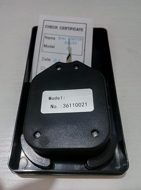 Dial Tension Meter Tester Gauge Tensionmeter Unit G Dial Tension Gauge Gram Force Meter 300G Pressure Pull Tester Gage with Analog Tension Meter tensiontester Double Needle Gramgauge Black