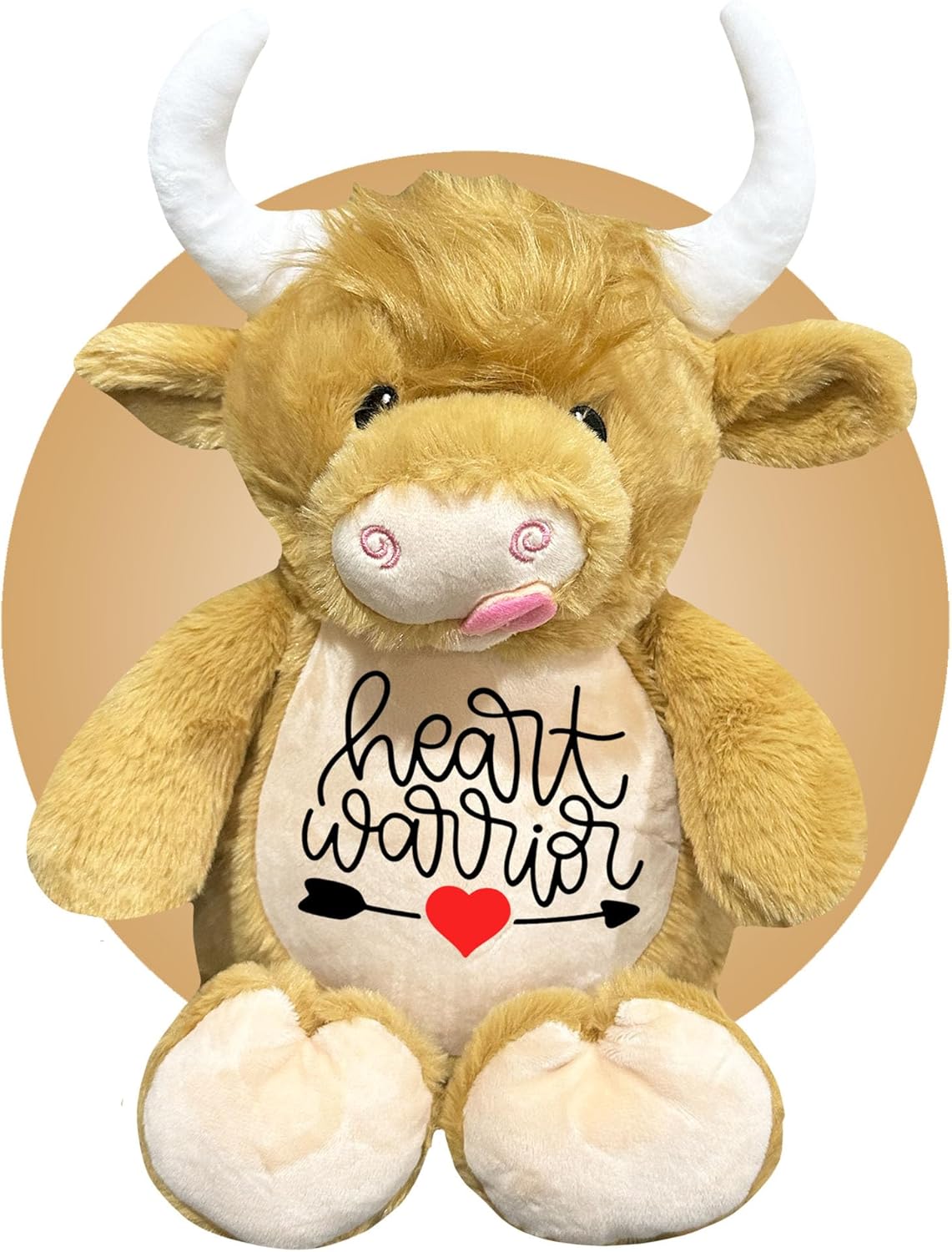 Heart Surgery Gifts for Kids - Personalized 17" Stuffed Animal - Get Well Soon Stuffed Animal - Gifts for Open Heart Surgery - CHD Awareness Heart Warrior Items