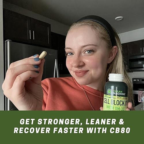 Miniatura 5 de CLEAN MACHINE Cell Block 80 - Suplemento natural de apoyo de testosterona vegano, estrógeno, DHT y bloqueador de cortisol, suplemento para la salud
