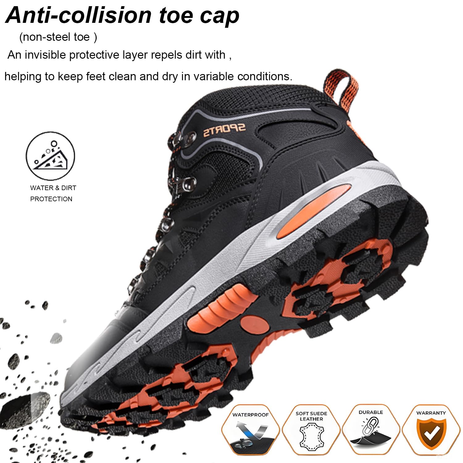 Scarpe da Trekking Uomo Donna Montagna Antiscivolo Scarpe Escursionismo All'aperto Arrampicata Passeggio Traspiranti Trekking Sneakers