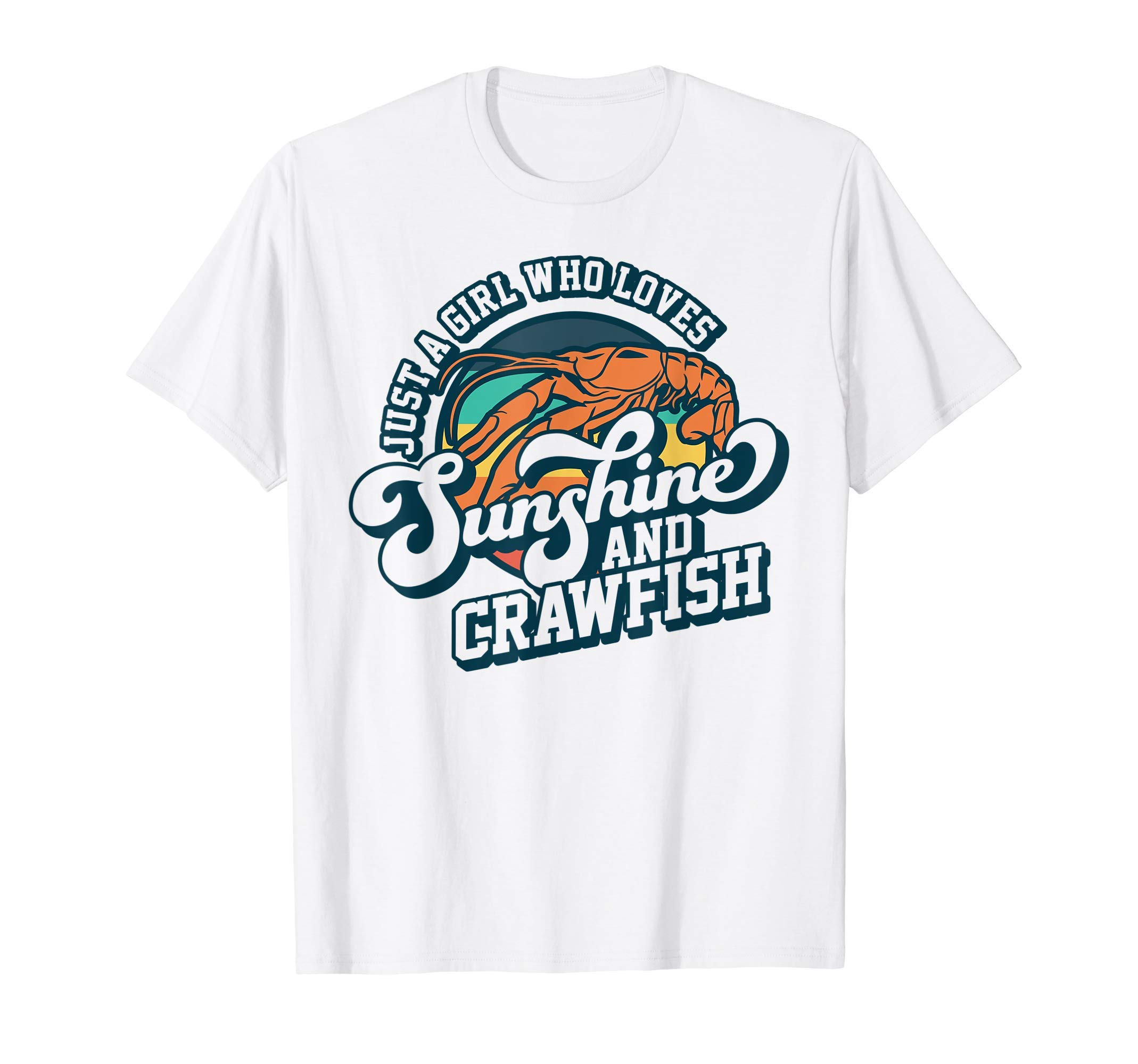 The Cajun & The CrawfishSunshine And Crawfish Boil Retro Cajun Seafood Festival T-ShirtOEKO-TEX STANDARD 100