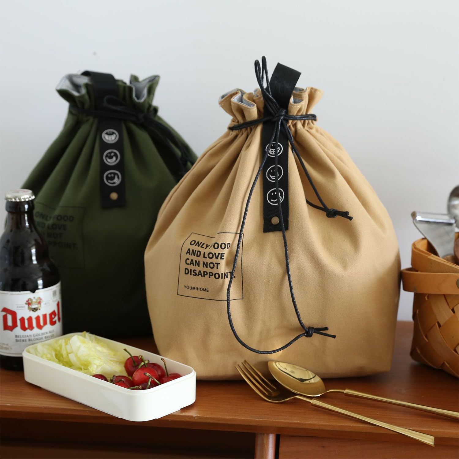 Izolowana termiczna torba piknikowa, torba na lunch 8 l, na żywność i napoje, przenośna lodówka na kemping, do użytku na zewnątrz, idealna do transportu żywności