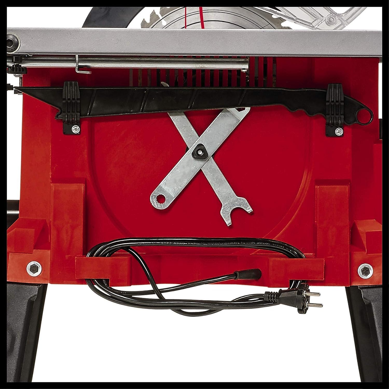 Einhell Sega circolare da banco TC-TS 2225 U (max. 2.200 W, avvio graduale, guida parallela/angolare, lama inclinabile, regolazione in altezza fino a 80 mm, prolunghe)