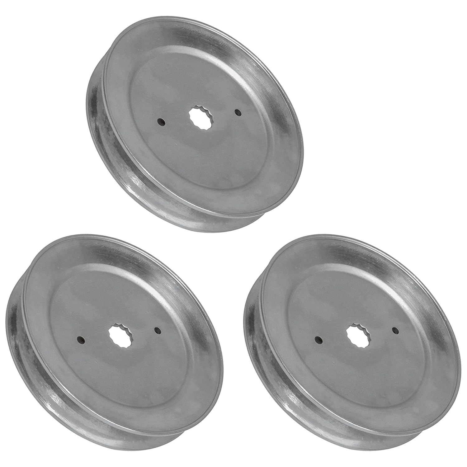 Caltric 48" 52" Deck Spindle Pulleys Compatible with Husqvarna EZ 4822 Zero-Turn Mower 532129861