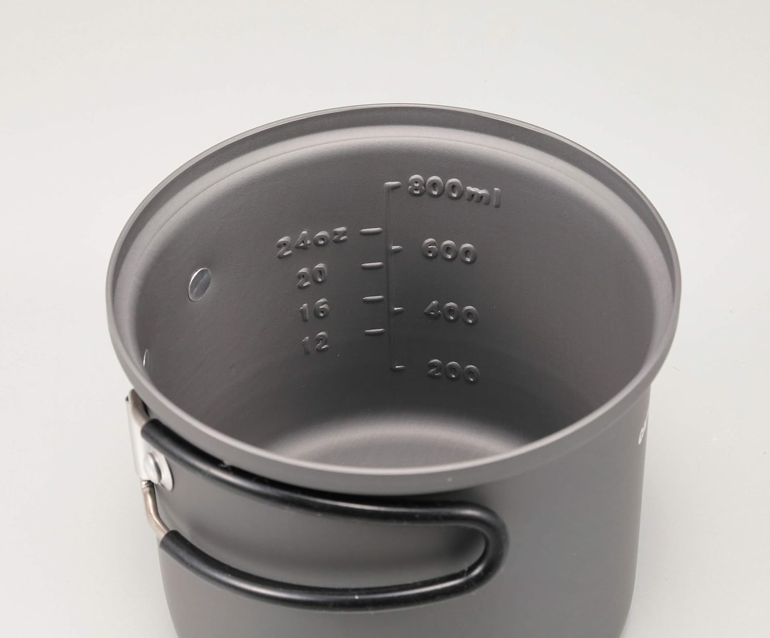 Captain Stag UH-4107 Outdoor Camping Cooker Set, Aluminum, Hard Anodized Finish, Solo Cooker Set, Storage Bag Included, Medium Size