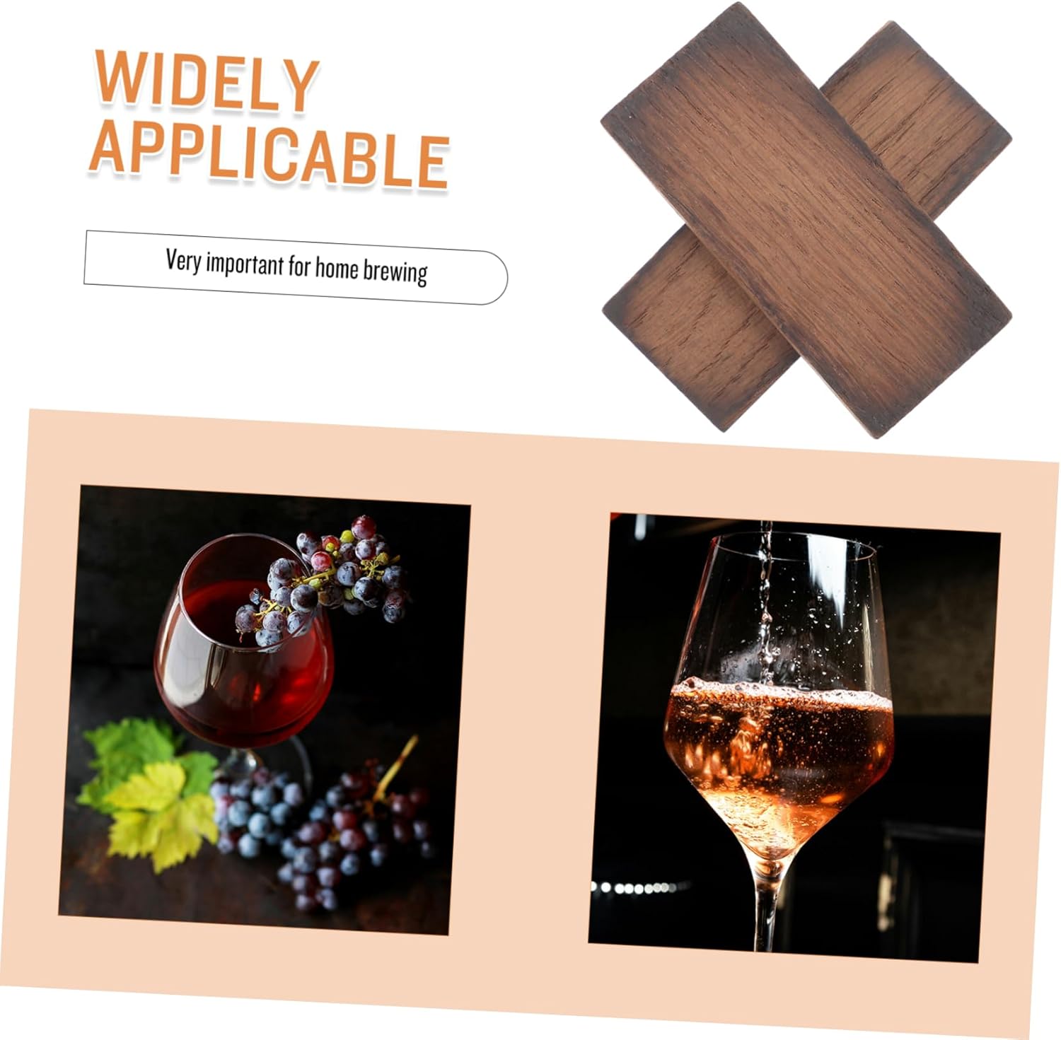 1bag French Oak Chips for Red Wine Brewing Medium Toasted Flavor Enhancer for Home Wine Making Enthusiasts