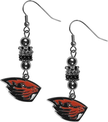 Miniatura 58 de Siskiyou Sports NCAA unisex-adult Euro Bead Earrings