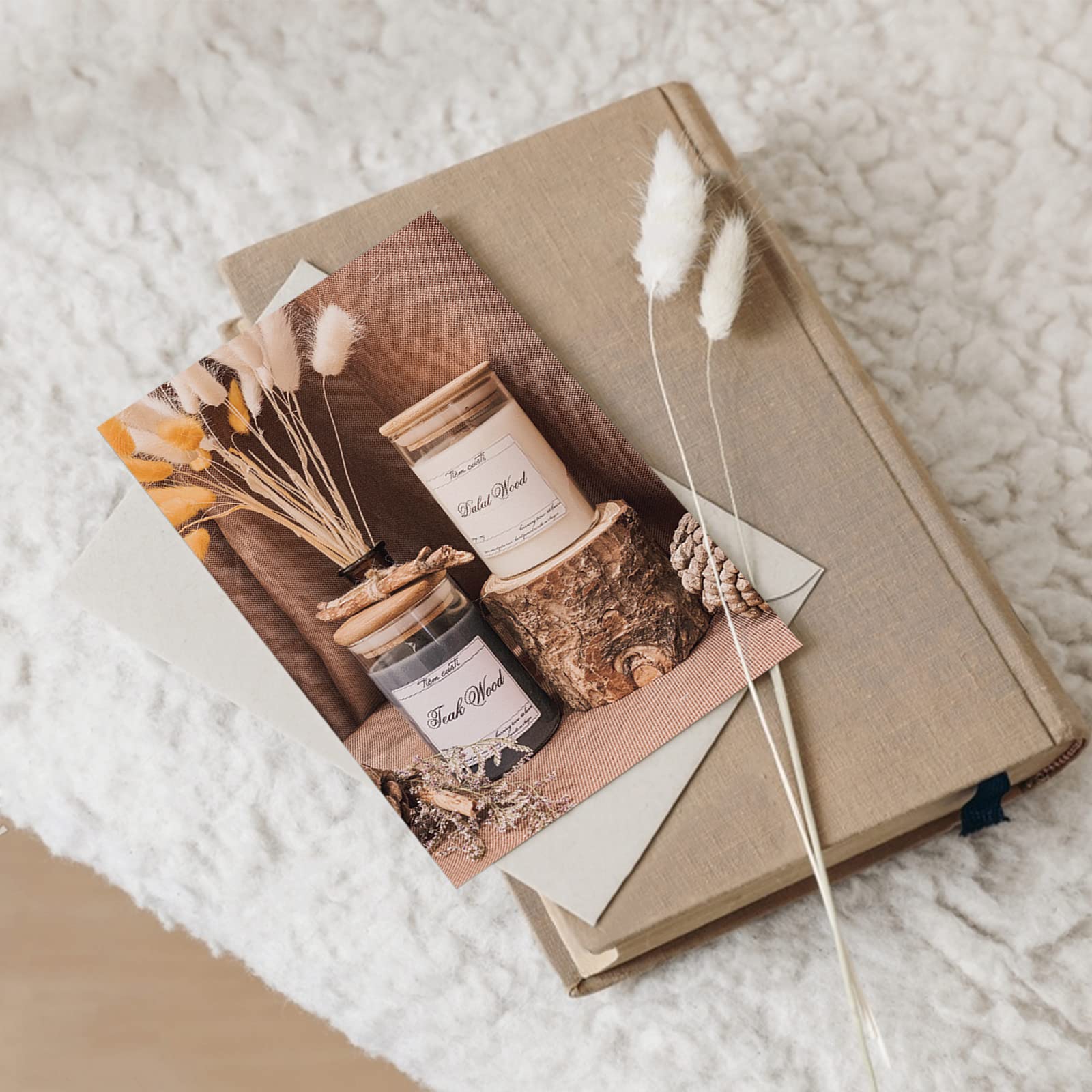 LA MAISON COZY 50-teiliges Boho Wand-Collage-Set – Kunstdrucke 10,2 X 15,2 Cm, Vintage-Stil – Deko Für Teenager-Zimmer, Schlafsaal Oder WG