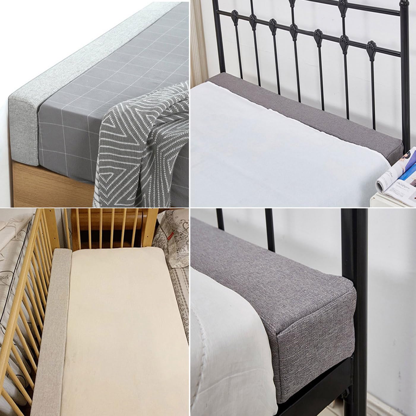 Coussin de Repose-Bras de Canapé Carré, Coussin de Repose-Bras de Canapé Durable, Coussin de Remplissage Long pour Matelas de Canapé (40x40x100cm, Gris foncé)