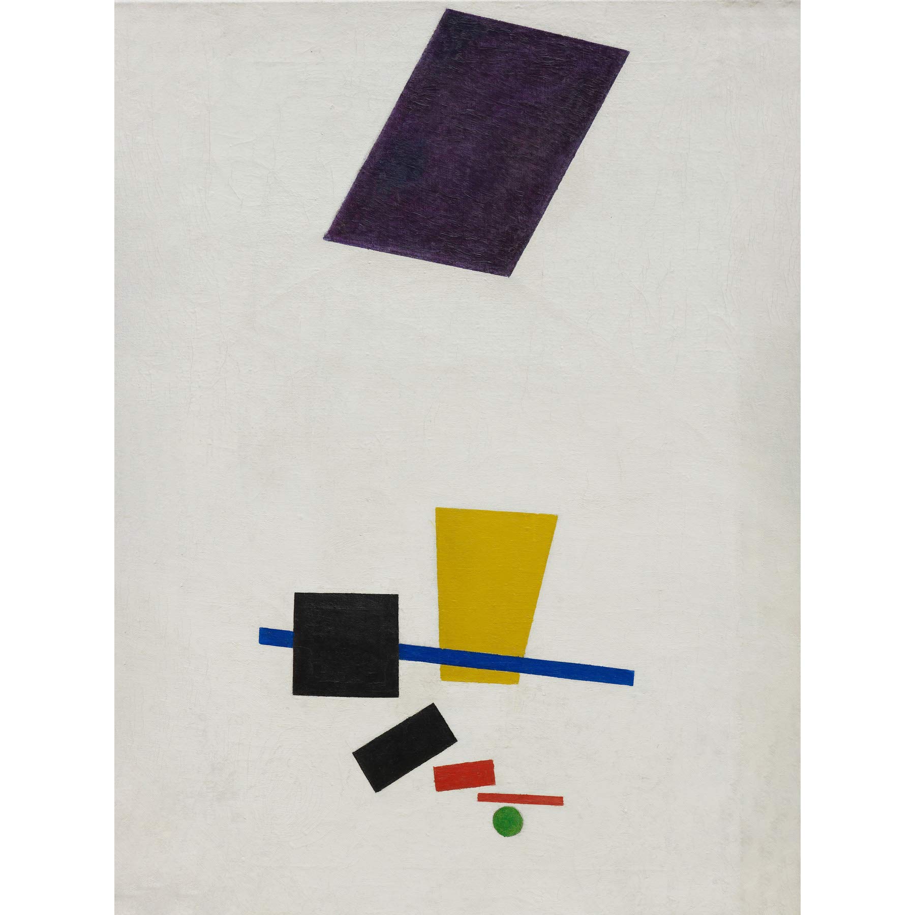 Kazimir Malevich Painterly Realism Of A Football Player Large Art Print Poster Wall Decor Premium Mural