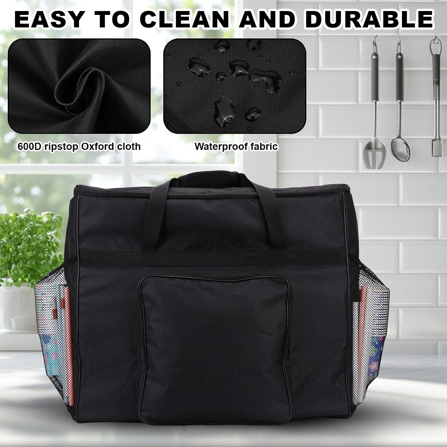 Smoothie Maker Carrying Bag for Ninja Slushie Max FS605, Portable Travel Frozen Drink Maker Machine Accessories Storage Bag Hand Carry Package for FS605 Accessories