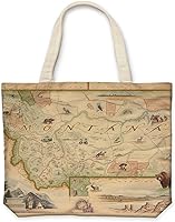 Vista 31 de Xplorer Maps Bolsa de lona con asas, bolsa de compras de comestibles de tela, bolsa reutilizable y ecológica, 100% algodón, lavable